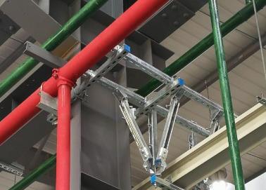 平凉该抗震支架的整体式支吊架结构协调性好
